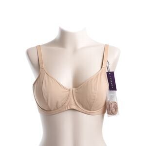 LASCANA Nude Underwire Bra 40C/90C EU Adjustable Strap Extra Straps Coverage NWT